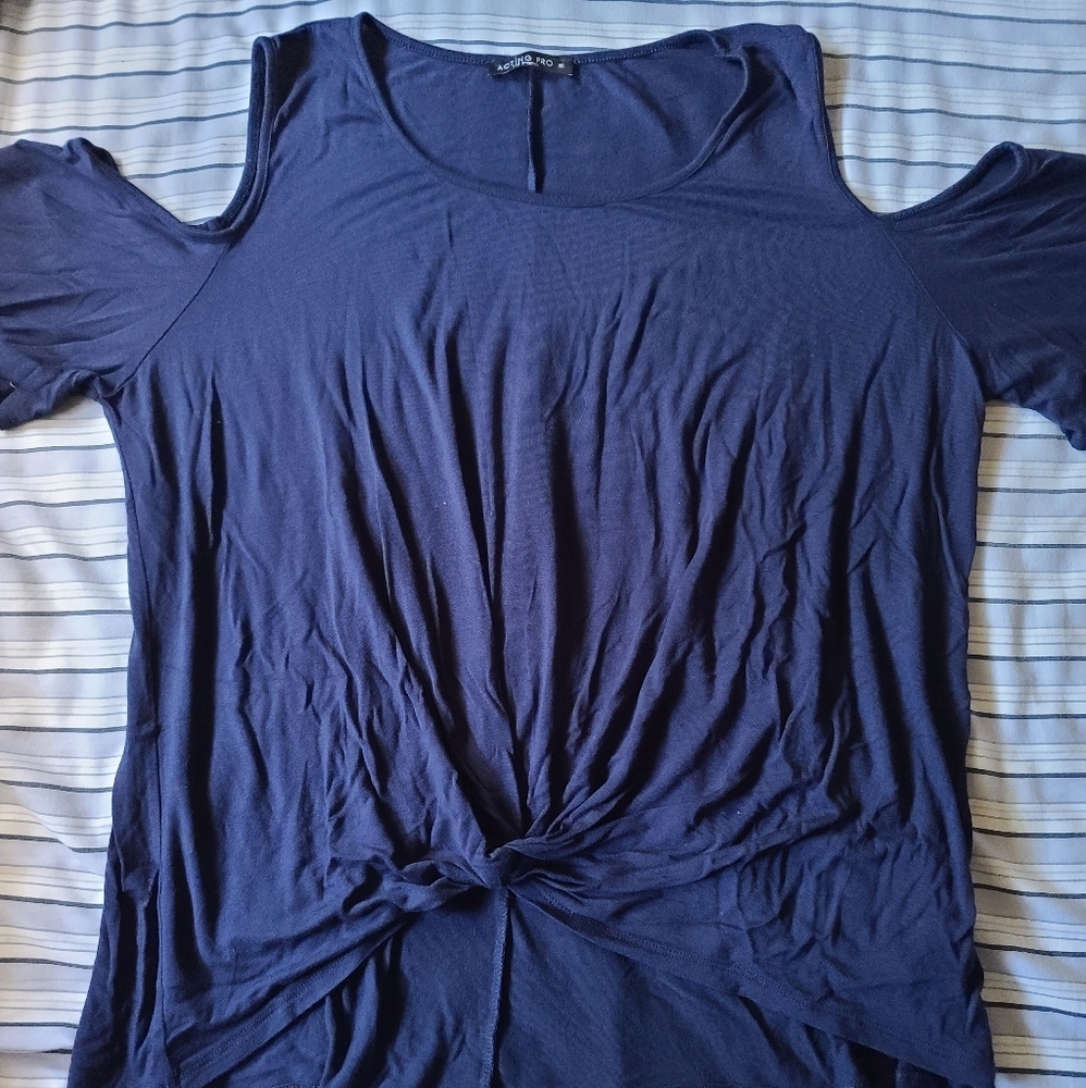 Cold shoulder blouse
